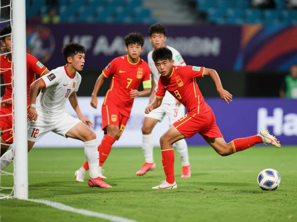 【U17亚洲杯】中国队失误送礼，魏祥鑫进球难救主，1-2惜败沙特